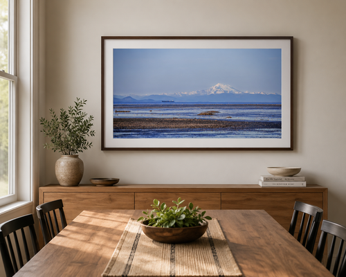 Mount Baker Across the Strait