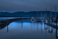 Moonrise at John Wayne Marina